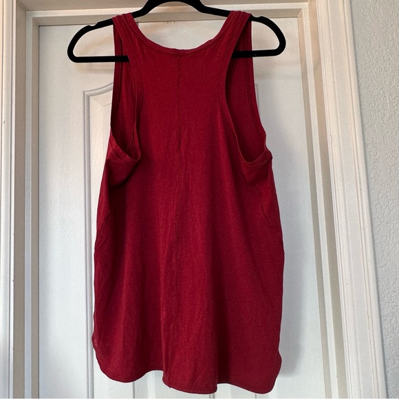 LULULEMON CIRCADIAN V NECK TANK Heathered Cranberry Red Wine Maroon SIZE 10? - Picture 9 of 13